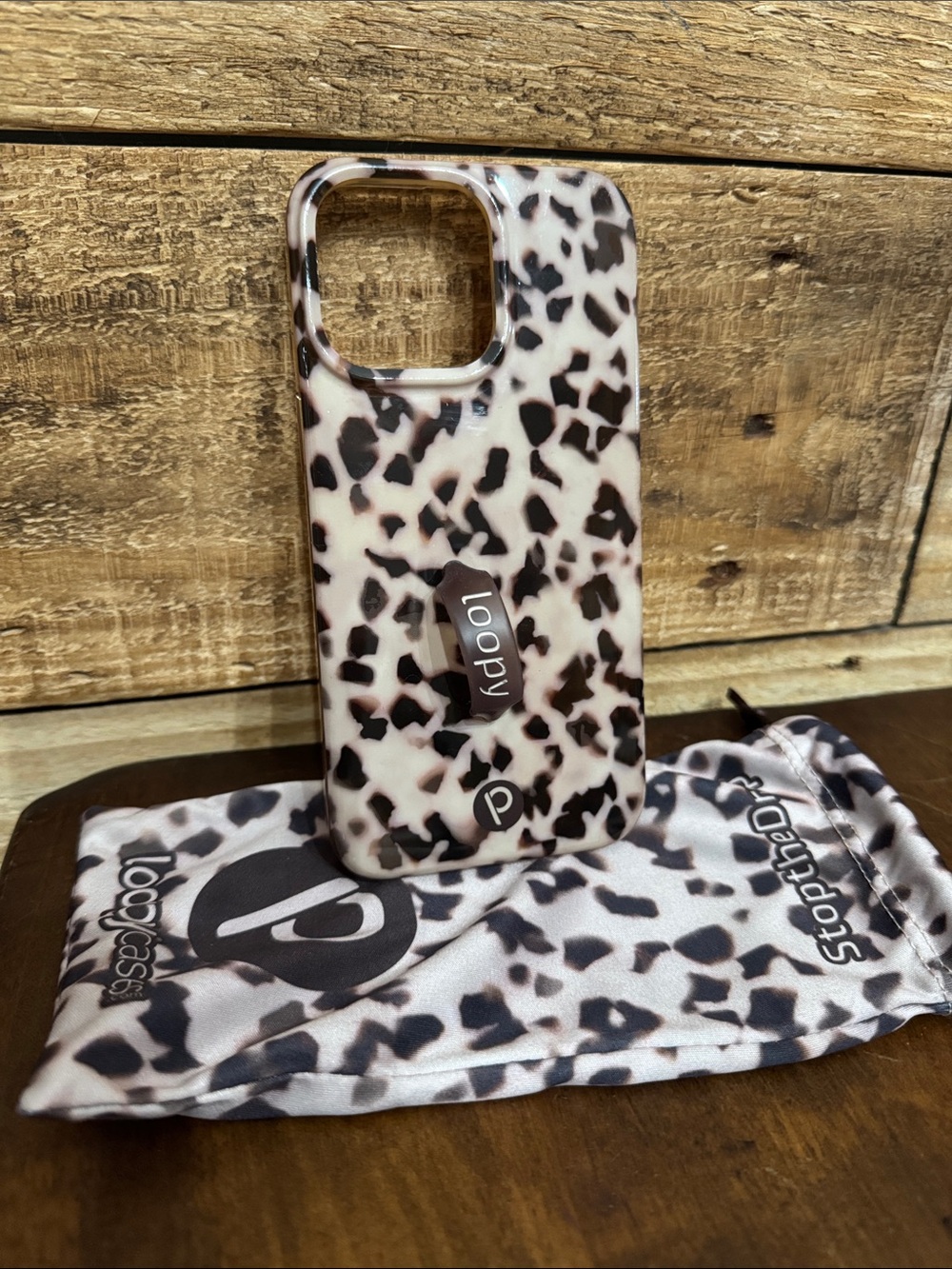 Loopy Case “Blonde Tortoise” Iphone 15 ProMax